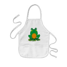 Green frog aprons
