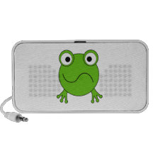 Green Frog. Looking confused. Mp3 Speaker