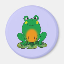 Green frog magnets