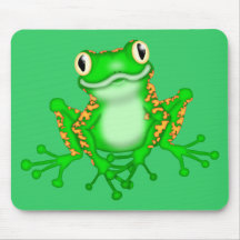Green Frog Mouse Pad