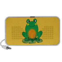 Green frog mp3 speaker