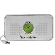 Green frog notebook speaker