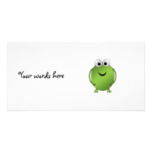 Green frog photo cards