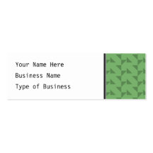 Green Geometric Abstract Pattern. Business Cards