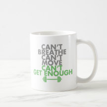 Green "Get Enough" Coffee Mug