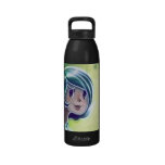 Green Girl Water Bottle