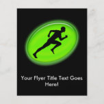 Green Glow Fitness and Personal Training Logo Flyer