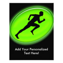 Green Glow Fitness Logo Invite