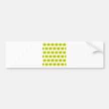 Green Granny Smith Apples Seamless Background Bumper Stickers
