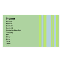 green grey yellow striped business cards