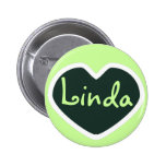 green heart name button buttons
