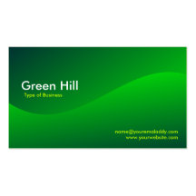 Green Hill 2 Business Card Template