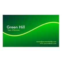 Green Hill 5 Business Cards