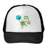 Green is cool mesh hats