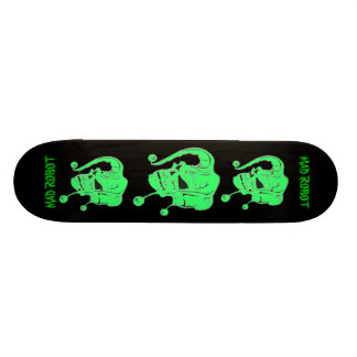GREEN JESTER SKULL SKATE BOARDS