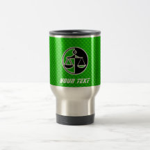 Green Justice Scales Mug