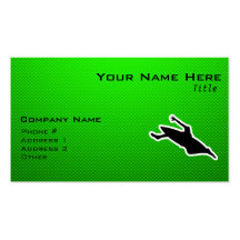 Green Kayaking Business Cards