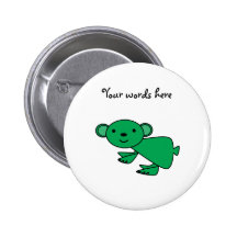 Green koala pin