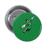 Green Lantern Jump Pinback Button