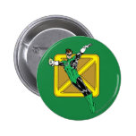 Green Lantern  with Background Buttons