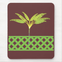 Green Lattice Mousepad