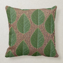 green leaf American MoJo Pillows