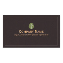 Green Leaf Business Card