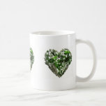 Green Leaf Hearts Mugs