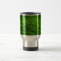 Green Leaf Macro Mug