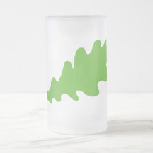 Green Leaf, Oak Tree leaf Design. Coffee Mugs