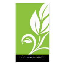 Green Leaf Salon Spa Business Card