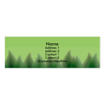 Green Leaves Business Cards