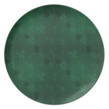 Green Leaves Dinner Plates
