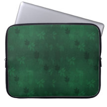 Green Leaves Laptop Computer Sleeves