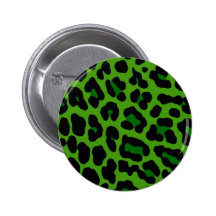 Green Leopard Pin