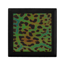Green Leopard Print Collection Gift Boxes