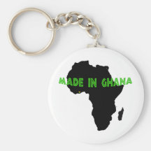 Green Made in Ghana Key Chain