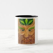 Green Man Mugs