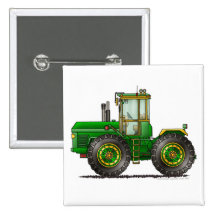 Green Monster Tractor Pins