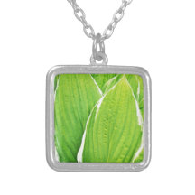 Green nature Leafs natural natural  Green Trees Ea Custom Necklace