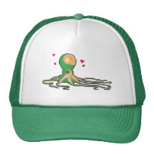 Green Octopus Hat