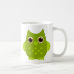 Green Owl Coffee Mugs