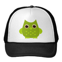 Green Owl Hat