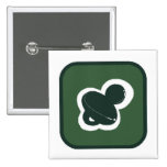 green pacifier in box square pin buttons