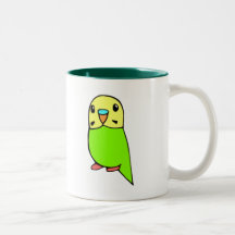 Green Parakeet Mug