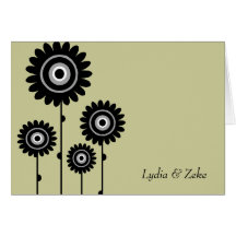GREEN PASSION COLOR ADJUSTABLE GREETING CARD