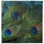 Green Peacock Feather Cloth Napkin