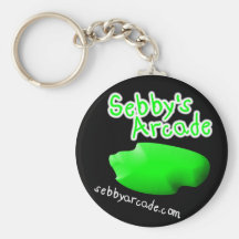 Green Pet Rock Keychain