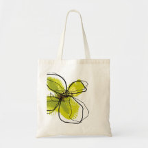 Green Petals - Tote bag