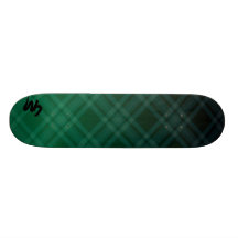 green plaid skate boards